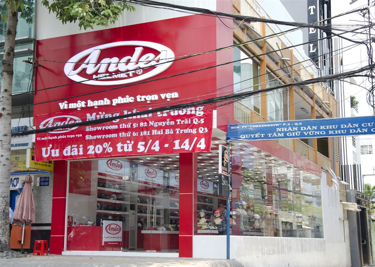 Hệ thống cửa hàng Andes